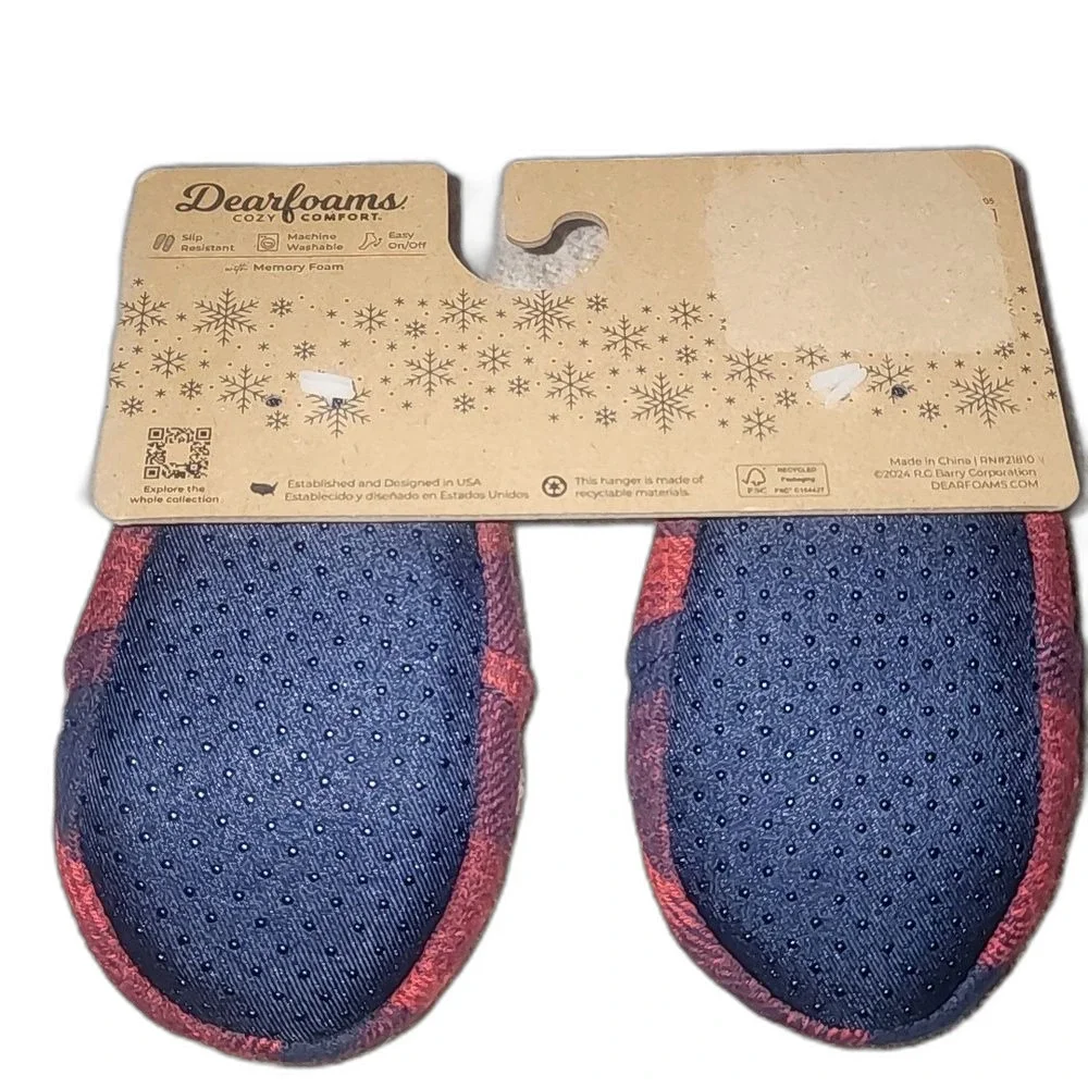 Dearfoams Cozy Comfort Baby Bear Clog Size 3/4